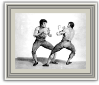 An image of boxing match